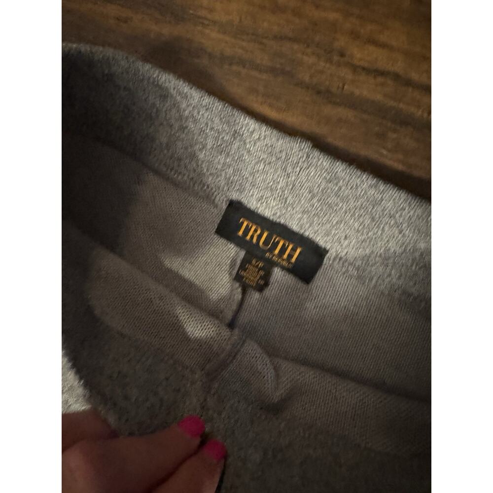 Truth by Republic Women Heather Grey 2 Piece Knit Set Wide Pants Sz:s - Picture 8 of 8